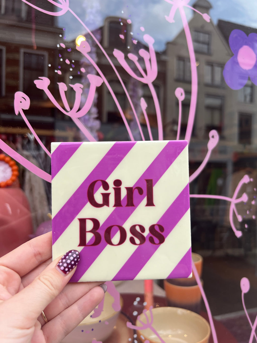 Tegeltje - Girl boss
