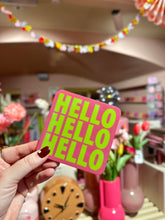 Afbeelding in Gallery-weergave laden, Onderzetter Hello Hello Hello
