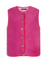 Afbeelding in Gallery-weergave laden, Ydence Gilet Puck - Fuchsia Purple
