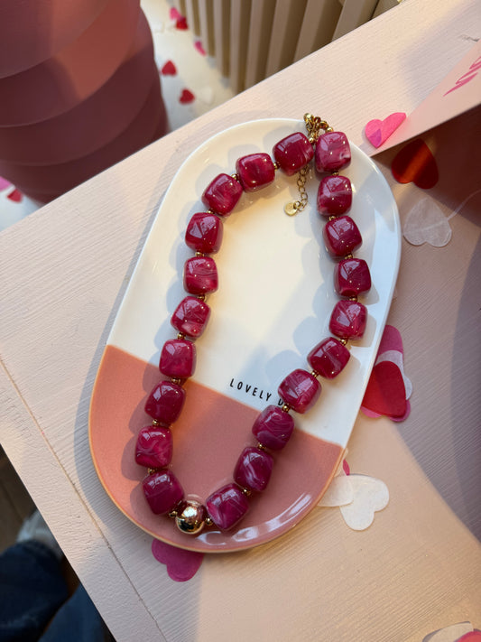 Kralenketting Blossom - Cherry