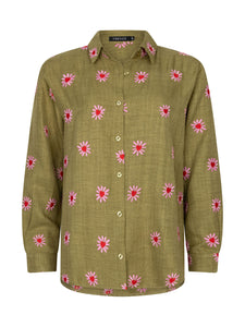 Ydence Blouse Gabia - Green