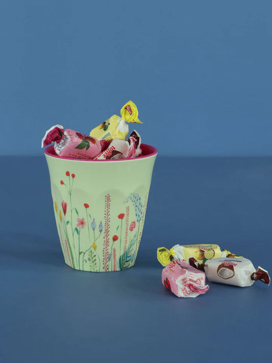 Rice - Medium Beker Summer Flowers