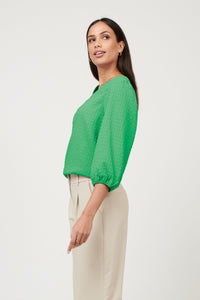 Flores top - Green