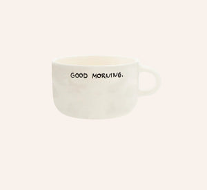 Anna + Nina Good morning cappuccino mug