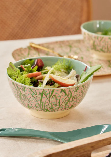Melamine bowl medium - Rice New snowdrop