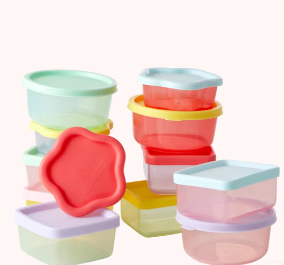 Kleine voedselbakjes - Rice Lichte kleuren