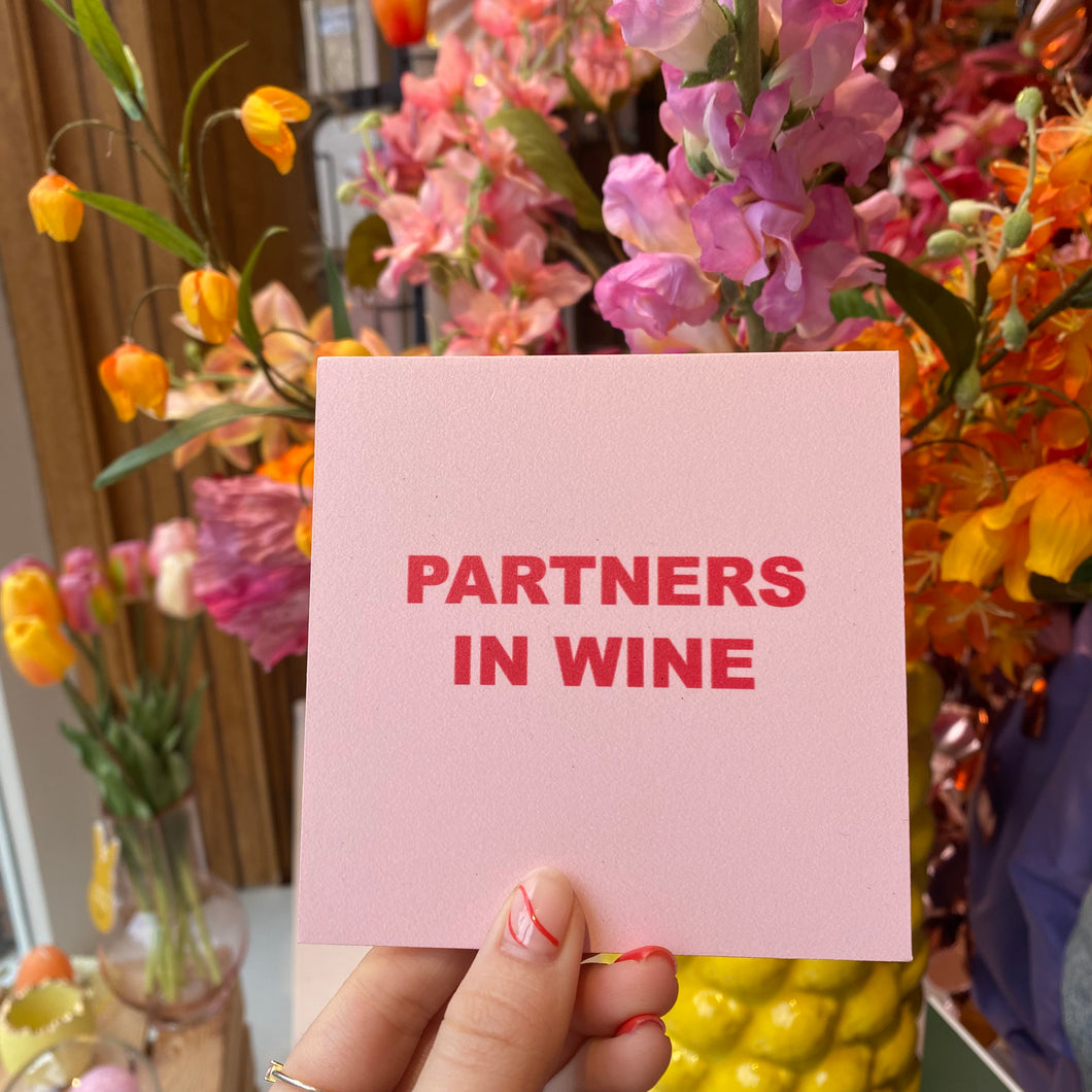 Forex tegeltje - Partners in wine