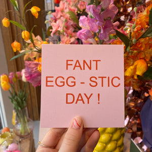 Forex tegeltje - Fant egg - stic day!