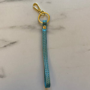 Sleutelhanger - Lichtblauw metallic