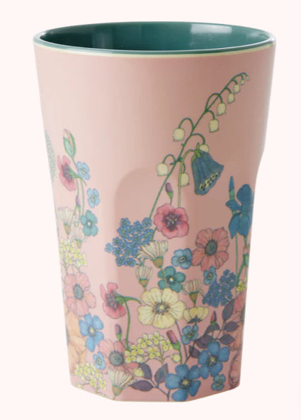 Melamine cup - Rice Flower collage