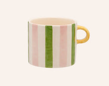 Afbeelding in Gallery-weergave laden, Anna + Nina Ribbon mug - Groen/roze
