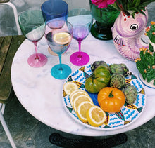 Afbeelding in Gallery-weergave laden, Anna + Nina Faded wine glass - Turquoise/roze

