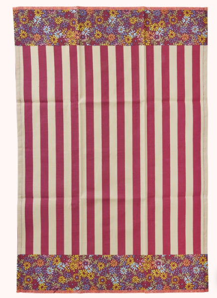 Katoenen theedoek - Rice Stripes print