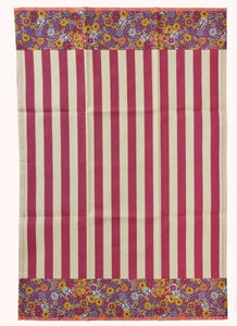 Katoenen theedoek - Rice Stripes print