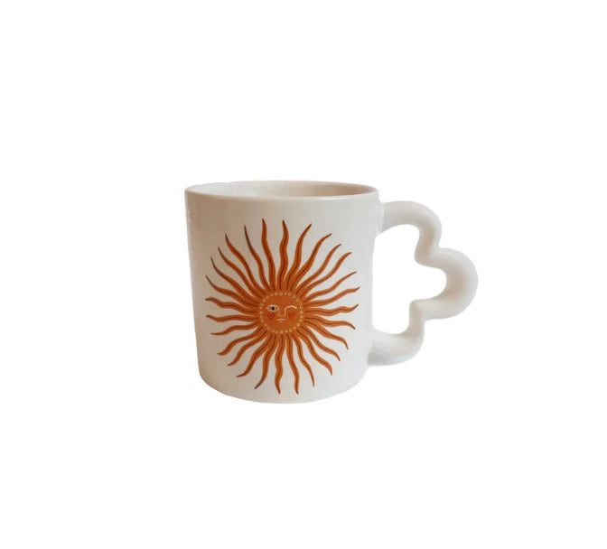 All the luck in the world - mok zonnetje - Wit/oranje