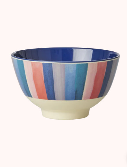 Melamine bowl small - Rice NY stripes
