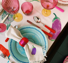Afbeelding in Gallery-weergave laden, Anna + Nina Jazzy champagne glass - Roze/geel
