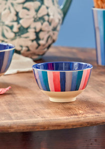 Melamine bowl small - Rice NY stripes
