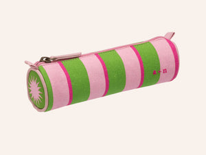 Anna + Nina Sunshine pencase - Groen/roze