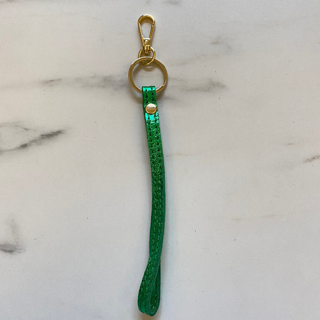 Sleutelhanger - Groen metallic