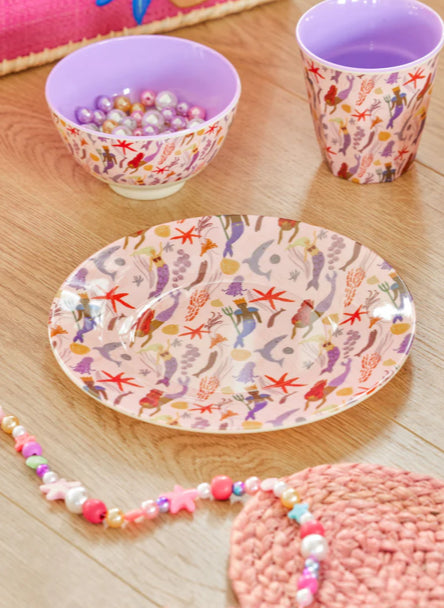 Melamine plate - Rice Lavendel