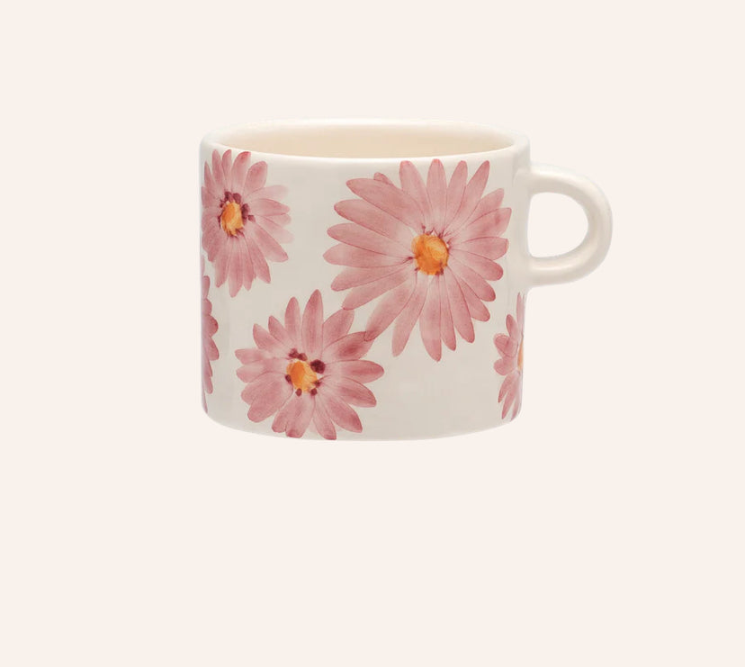 Anna + Nina Rose garden mug - Roze