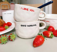 Afbeelding in Gallery-weergave laden, Anna + Nina Good morning cappuccino mug
