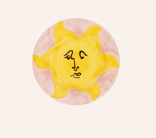 Afbeelding in Gallery-weergave laden, Anna + Nina Sunny side up cake plate - Geel/roze
