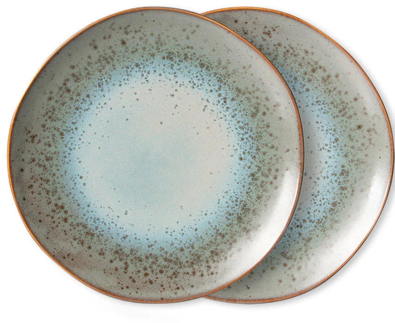 Dinner plates - HK Living 70's Mineral