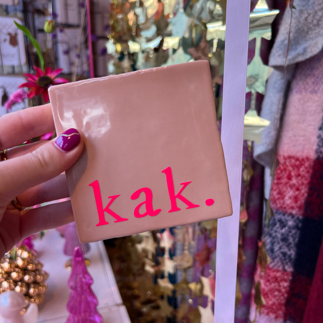 Tegeltje - Kak