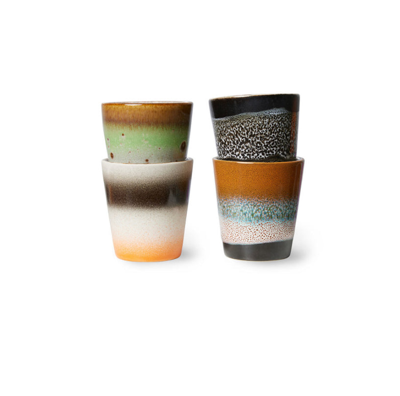 Ristretto mugs - HK Living 70's Good vibes