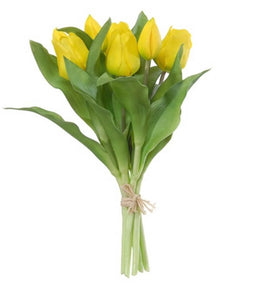 Real touch tulpen klein - Geel