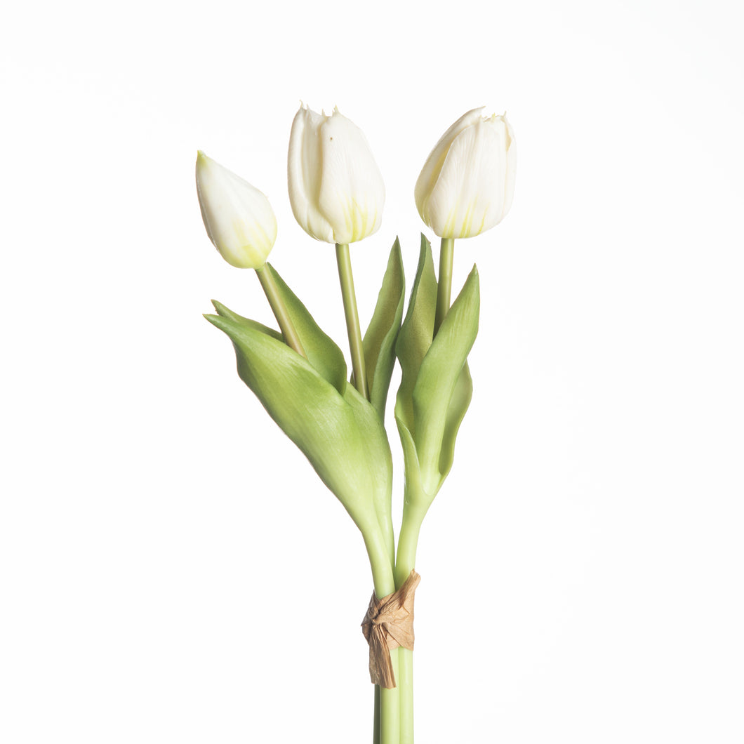 Real touch tulpen 3 - Wit