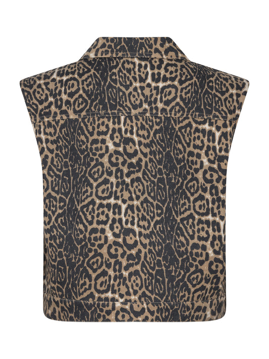 Ydence Gilet Tara - Leopard