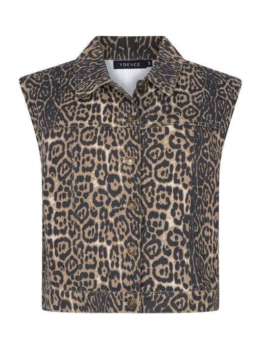 Ydence Gilet Tara - Leopard
