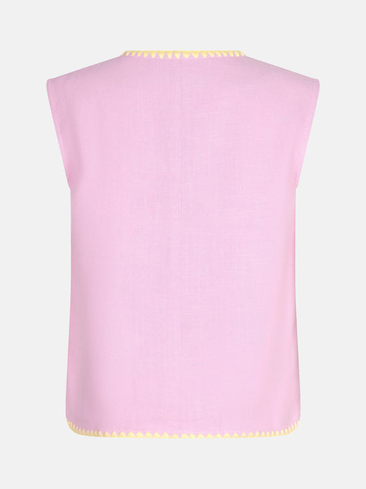 Ydence Gilet Billie - Lavender Pink