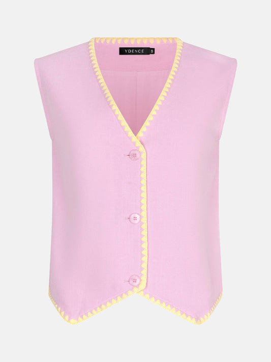 Ydence Gilet Billie - Lavender Pink