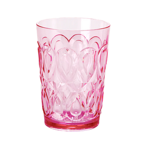 Kunstof glas rice - Roze