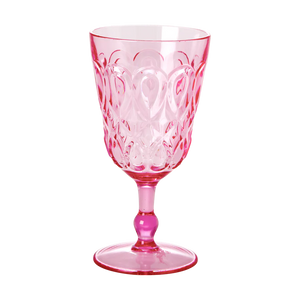 Kunststof wijnglas Rice - Roze