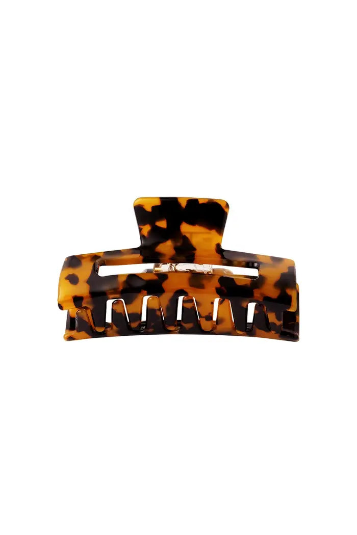Haarclip - Bruin panter