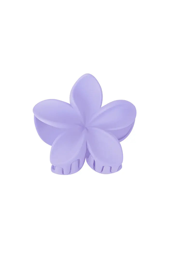 Haarclip flower - Paars