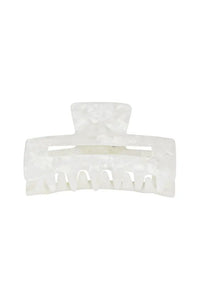 Haarclip marble - Wit