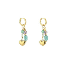Afbeelding in Gallery-weergave laden, Oorbellen hanger - Goud/multicolour
