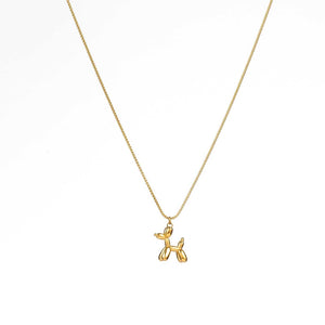 Ketting ballonhondje - Goud