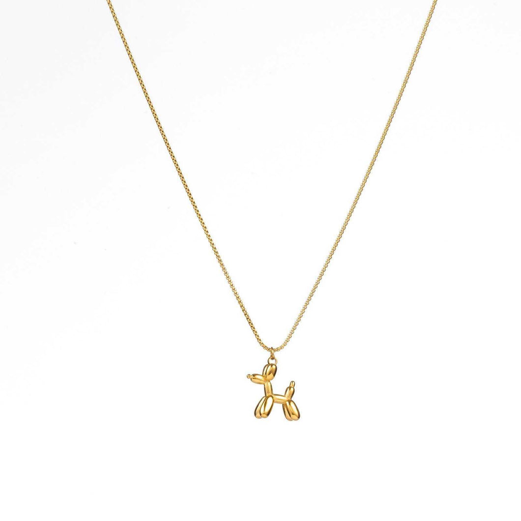 Ketting ballonhondje - Goud