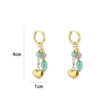 Afbeelding in Gallery-weergave laden, Oorbellen hanger - Goud/multicolour

