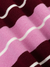 Afbeelding in Gallery-weergave laden, Ydence Knitted Top Balou - Burgundy / pink
