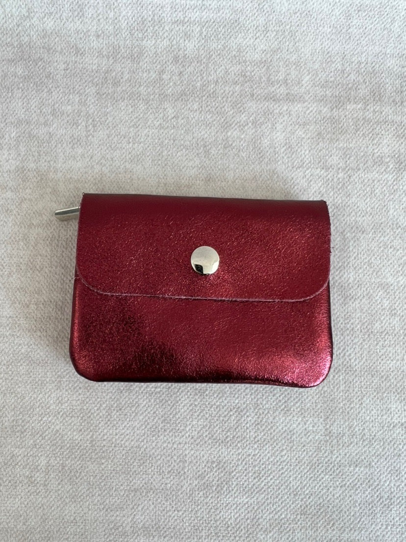 Portemonnee - Bordeaux metallic