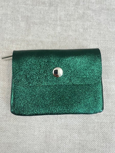 Portemonnee - Donkergroen metallic