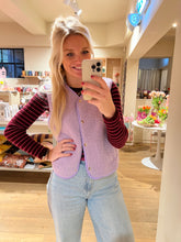 Afbeelding in Gallery-weergave laden, Teddy gilet - Lila
